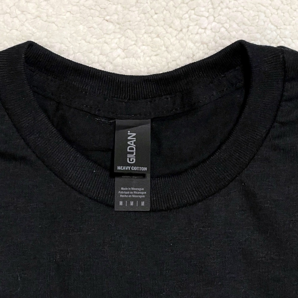 Graphic Tee I Licked It So Its Mine Rainbow Lips Crew Neck T-Shirt Black Size M - Picture 5 of 6